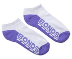 Bonds Kids' 4 x Pack Cushioned Sole Low Cut Socks - White
