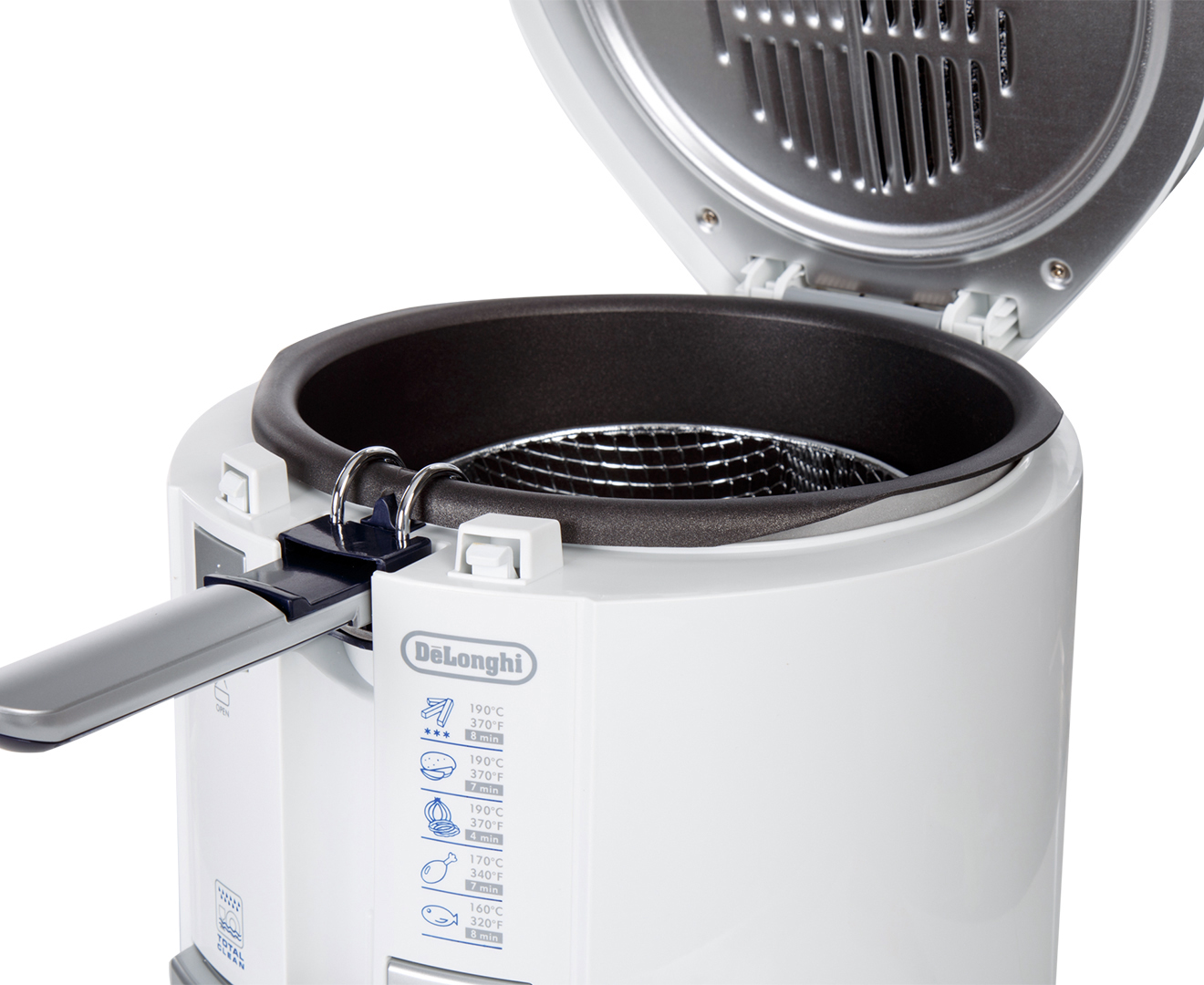 DeLonghi F26237 1800W Deep Fryer with Total Clean System (220V)