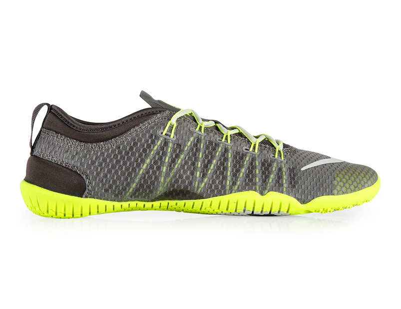 Nike Women's Free 1.0 Cross Bionic Shoe - Ash/Light Grey/Volt
