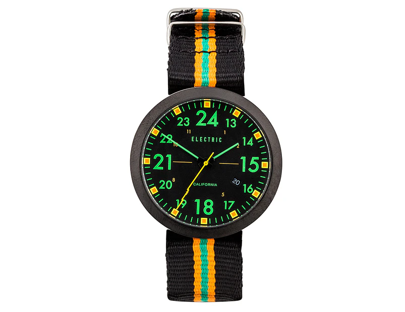 Electric 40mm FW01 NATO Watch - Black/Green