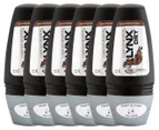 6 x Lynx Dry Men's Roll-On Deodorant Dark Temptation 50mL