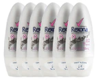 6 x Rexona Women Crystal Roll-On Deodorant 50mL