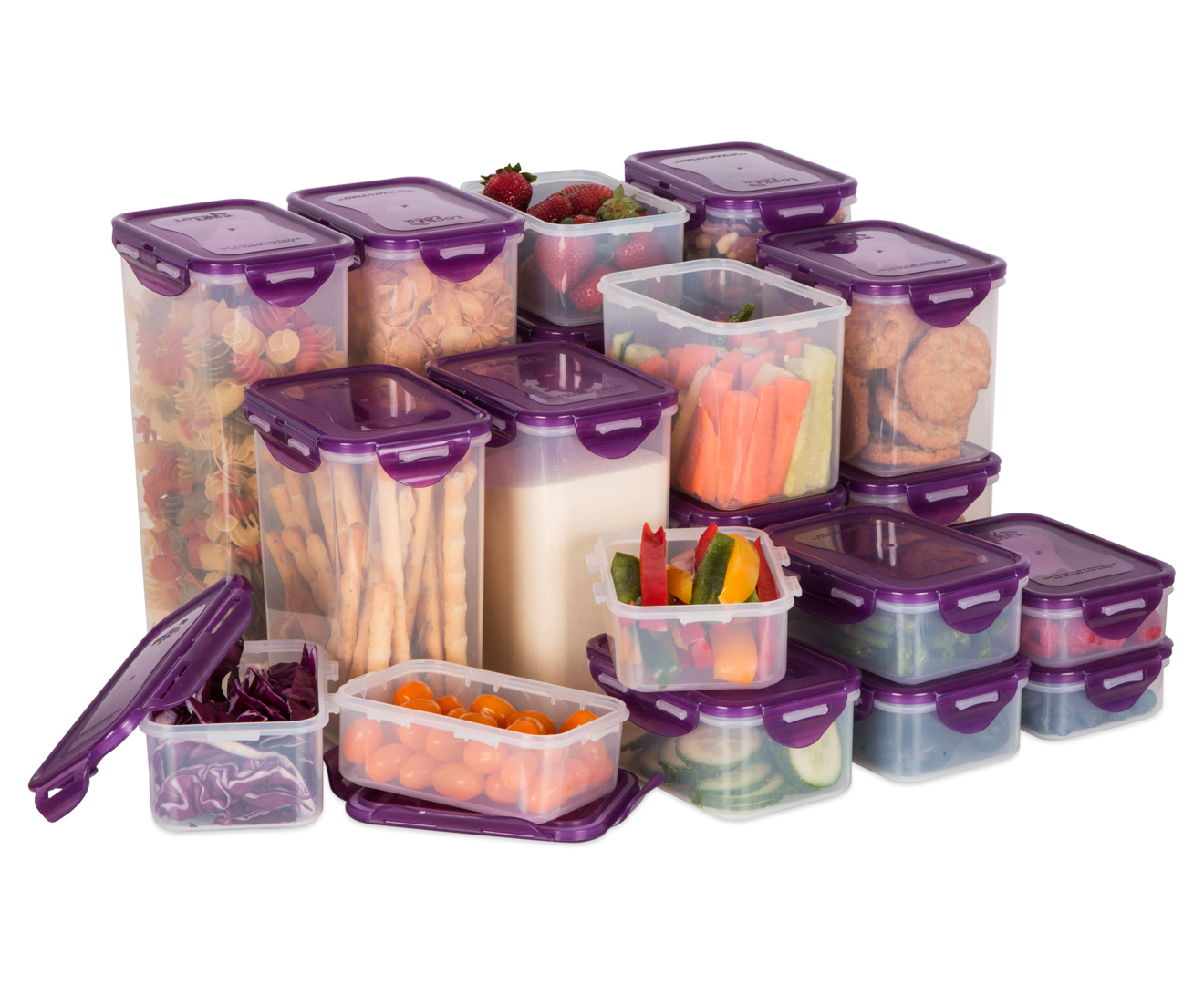 Lock Lock Classic Pantry 20 Piece Set Purple Catch Com Au