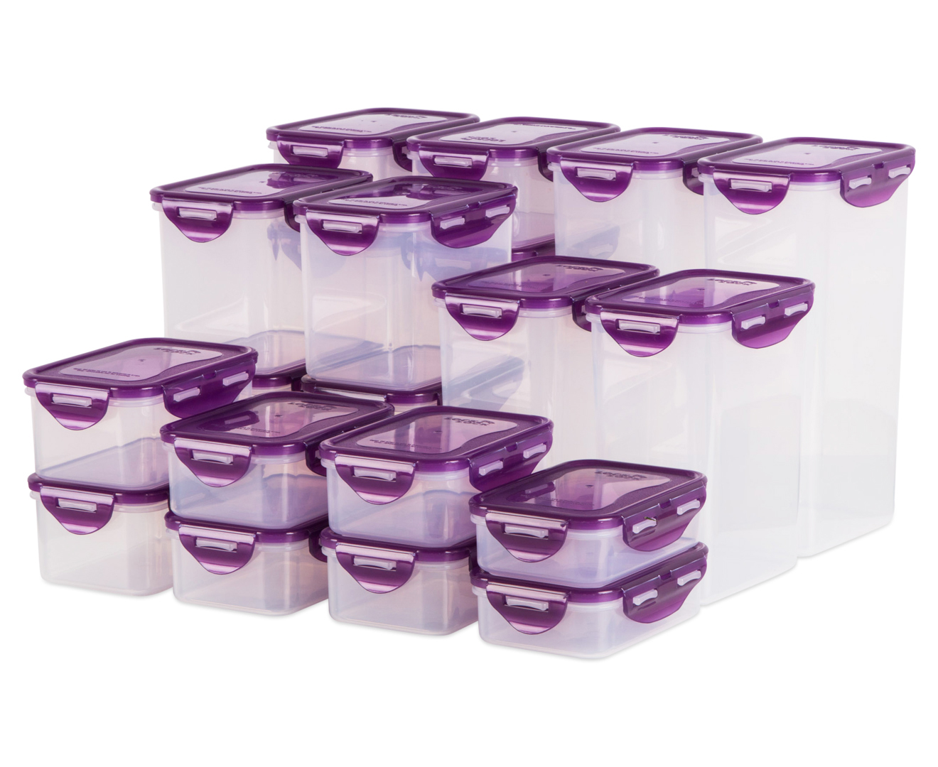 Lock Lock Classic Pantry 20 Piece Set Purple Catch Com Au