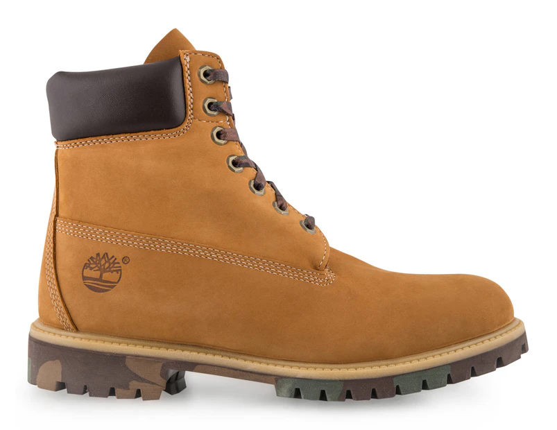 Timberland Men's AF 6-Inch Premium Boot - Wheat Nubuck/Camo