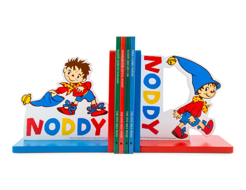 Noddy Classic Book And Bookend Pack