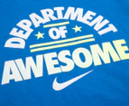 Nike Boys' Department Of Awesome Tee - Photo Blue