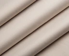 Linen House Parousha Cotton 400TC King Sheet Set - Stone