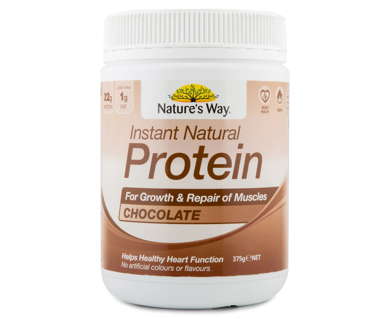 Natures Way Instant Natural Protein Chocolate 375g