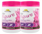 2 x Nature's Way Instant Natural Protein Figure Chocolate 400g