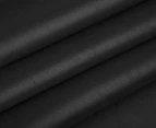 Belmondo 220x223cm Selby Eyelet Curtain Pair - Black