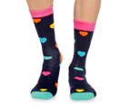 Happy Socks Men's Boxer Brief & Sock Gift Set - Hearts
