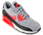 Nike Air Max 90 Essential Women's Shoe - Wolf Grey/Infrared/Black/White