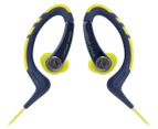 Audio-Technica Water-Resistant In-Ear Sport Headphones - Navy/Yellow