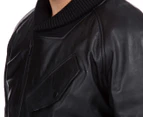 Alexander Wang x H&M Men's Padded Leather Jacket - Black