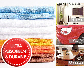 11 x Microfibre Cleaning Cloths