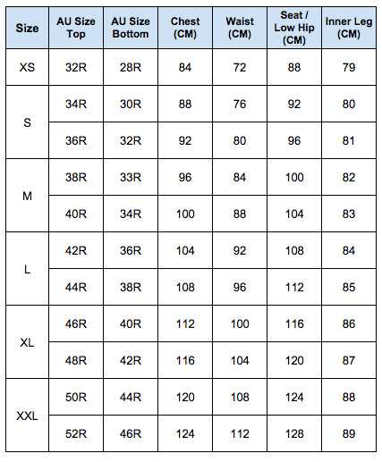 Golf Wang Size Chart