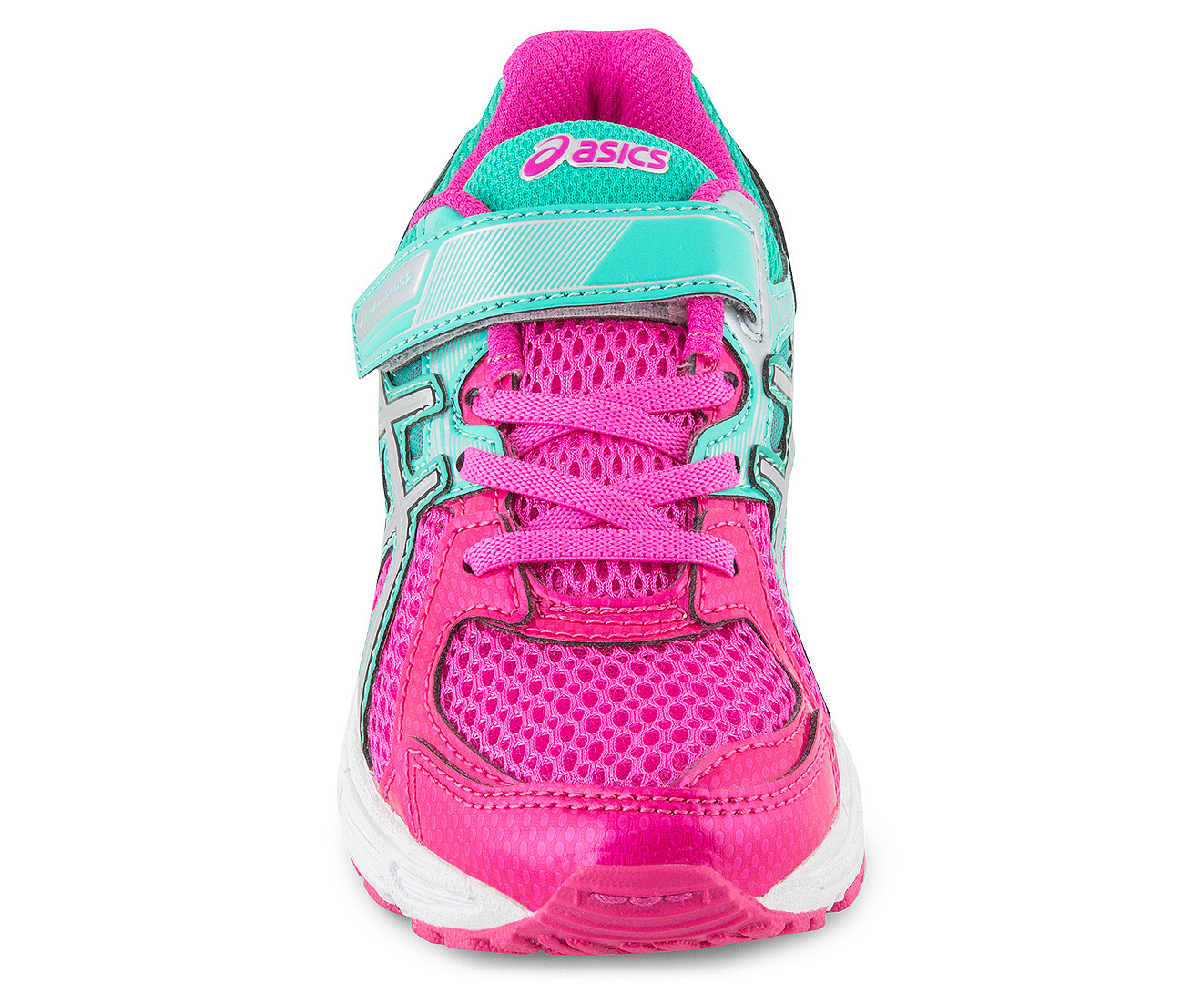 ASICS Pre School Kids' Contend 2 PS (Wide) Shoe - Hot Pink/Lightning ...