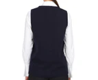 Totally Corporate Women's Knit Vest - Navy