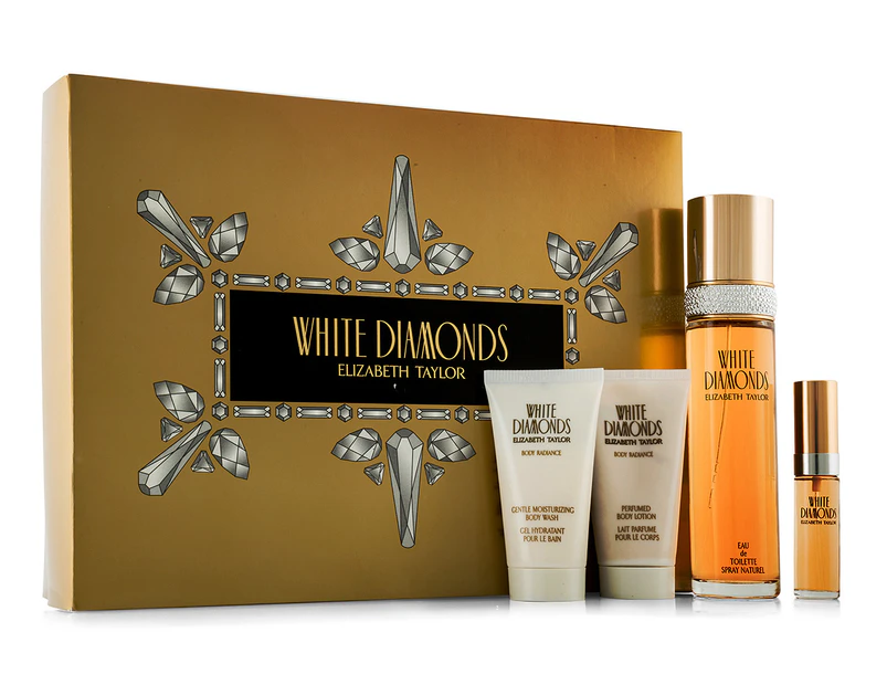 Elizabeth Taylor White Diamonds EDT 4-Piece Gift Set