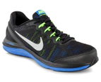 Nike Men's Dual Fusion Run 3 Shoe - Black/Silver/Hyper Cobalt