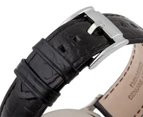 Emporio Armani Men's 44mm AR2411 Leather Watch - Black