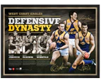 West Coast Eagles 'Defensive Dynasty' 850x650mm Signed Lithograph