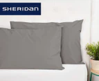 Sheridan 500TC Superfine Twill Standard Pillowcases Pair - Slate