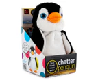 Chatter Penguin Talking Toy - Black/White