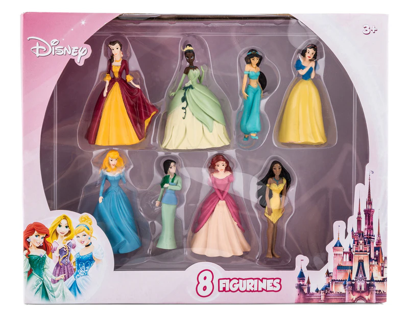 Disney Princess 8-Piece Figurines Set