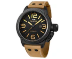 TW Steel Canteen Collection Automatic 50mm TWA203 Watch - Camel/Black