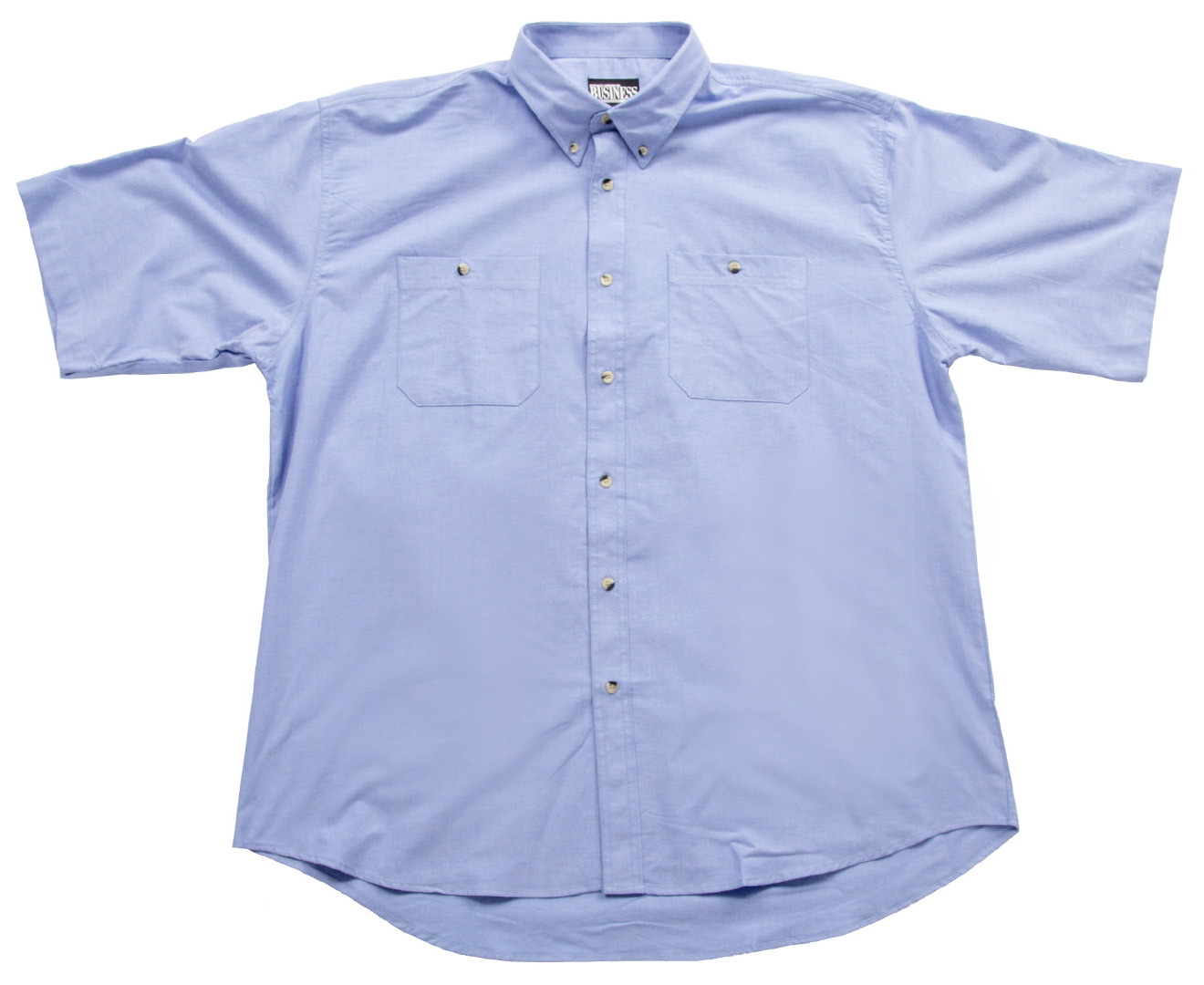 Totally Corporate Men's Short Sleeve Double Pocket Shirt - Blue | Catch ...