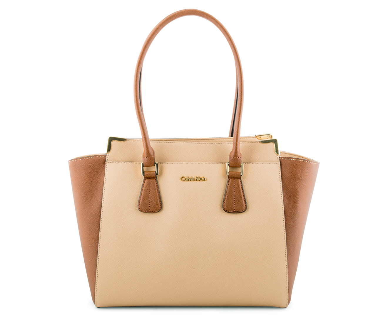 Calvin klein hot sale saffiano tote