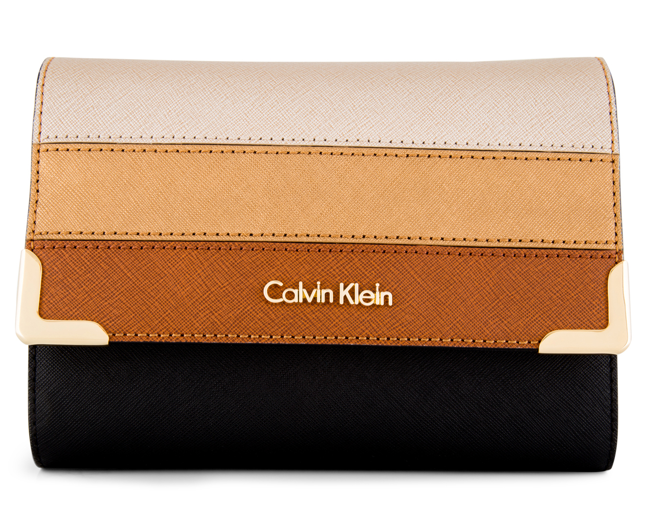 Calvin Klein On My Corner Saffiano Crossbody, $148