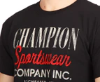 Champion Men's Graphic Jersey Tee - Black/White/Red