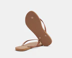 Havaianas Women's Slim Metallic Thongs - Rose Gold