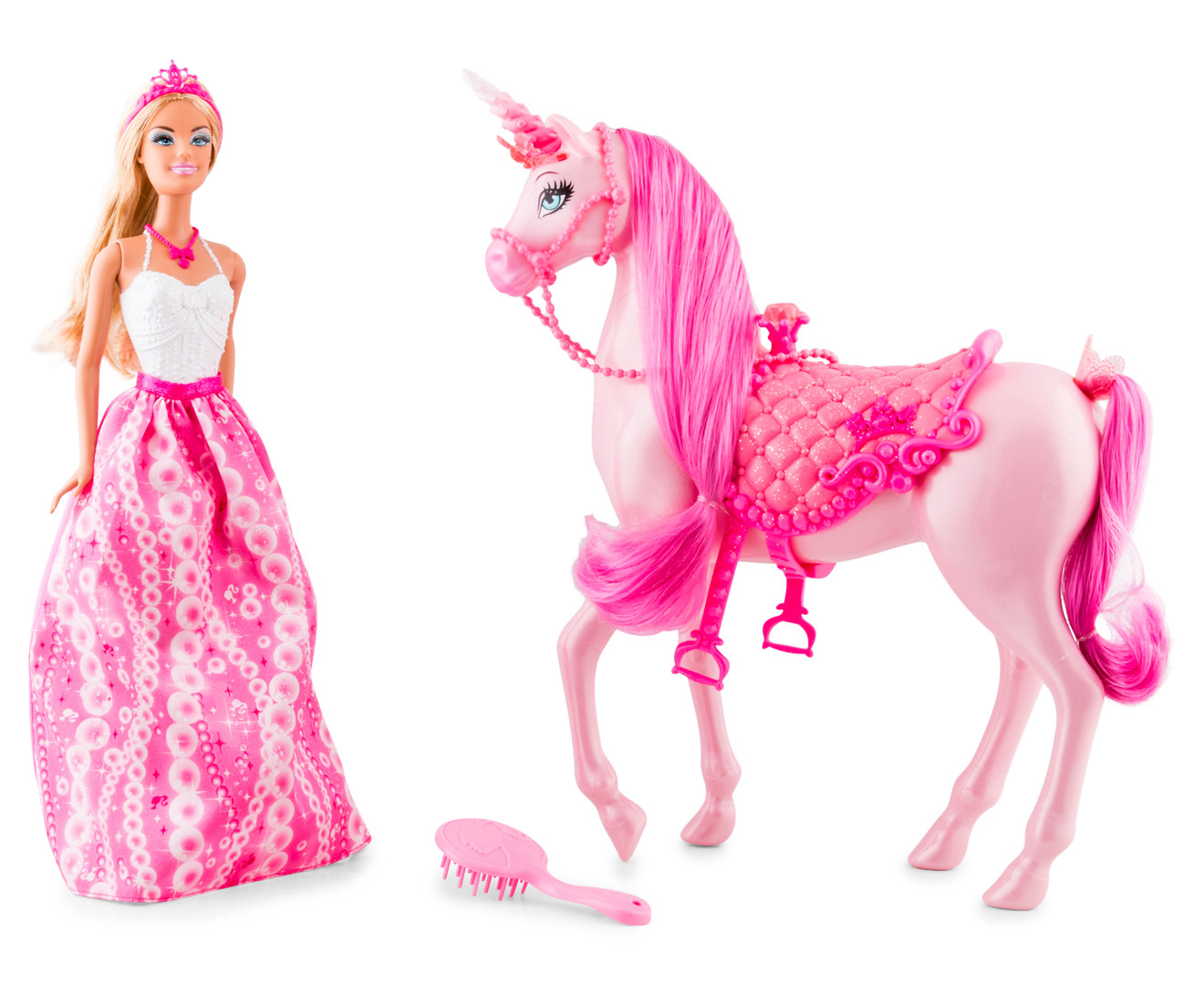 Download Barbie Doll & Pink Unicorn | Catch.com.au