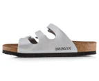 Birkenstock Florida Sandals - Silver
