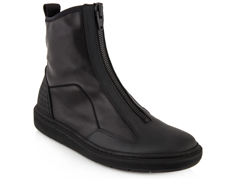 Alexander Wang x H&M Men's Leather Zip Up Boot - Black