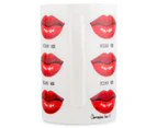 Christopher Vine Design Kiss Me Studio Mug - White/Red