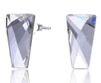 Lauxes Women's Crystal Cosmos Earrings - Crystal Rhodium Colour Plated