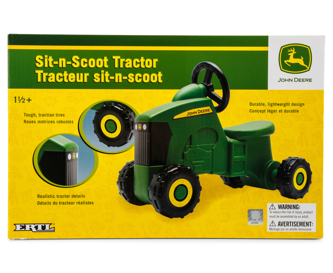 sit and scoot tractor