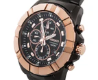 Seiko Men's 43mm Lord Chronograph Watch - Black