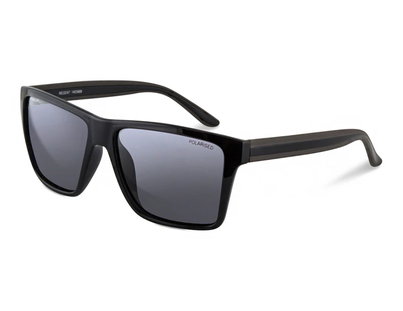 Cancer Council Men's Regent Polarised Sunglasses - Black/Grey