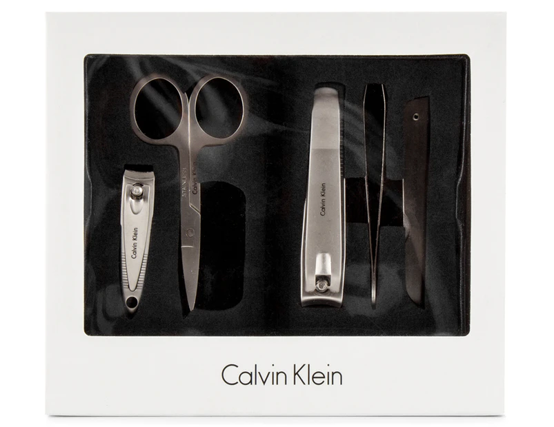 Pjece overskæg ildsted Calvin Klein Manicure Gift Set - Black/Silver | Catch.com.au