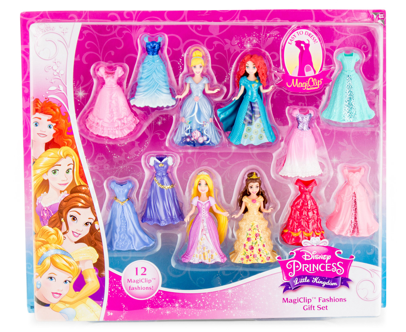 princess magic clip dolls