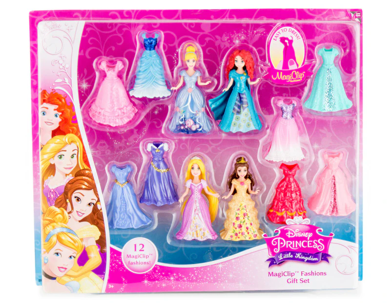 luz de sol Anoi No pretencioso Disney Princess Magic Clip Fashion Little Kingdom - Multi | Catch.com.au
