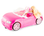 Barbie Glam Convertible And Doll - Pink