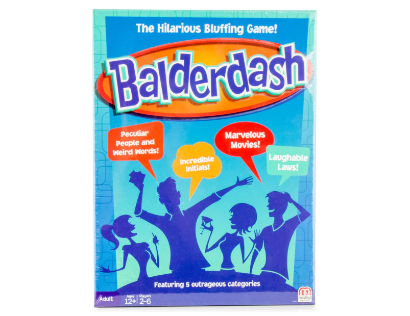 Mattel Balderdash Bluffing Game