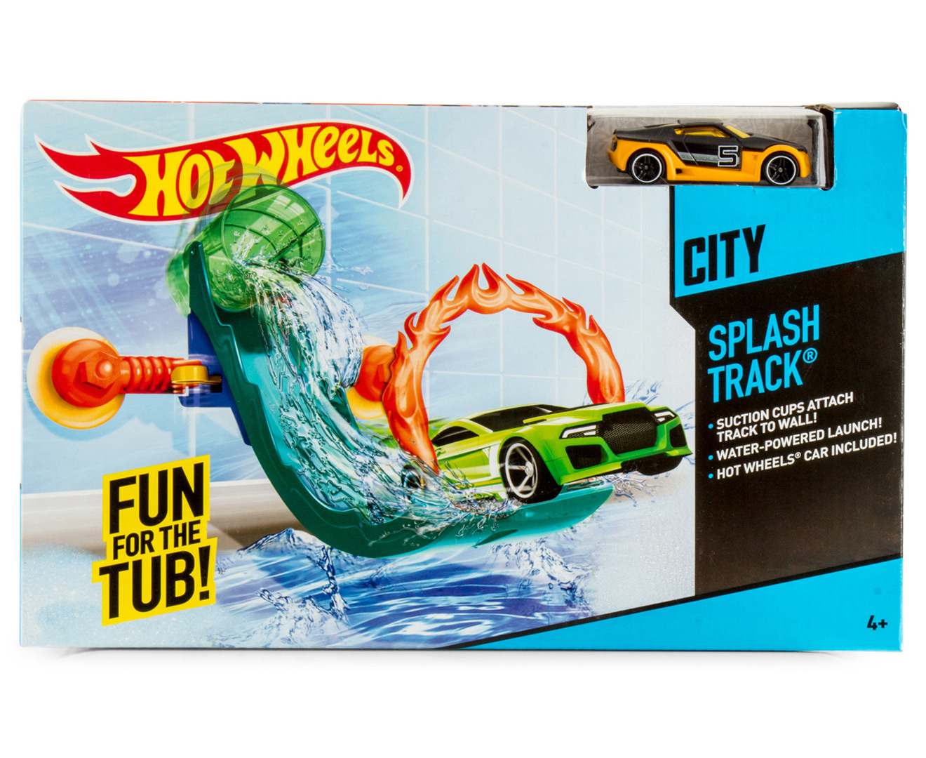 Mattel hot wheels store splash track tub set